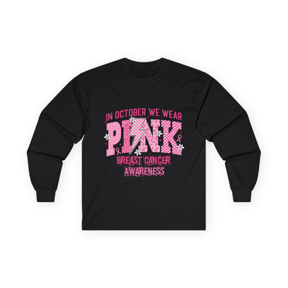 Breast Cancer Awareness Long Sleeve Tee