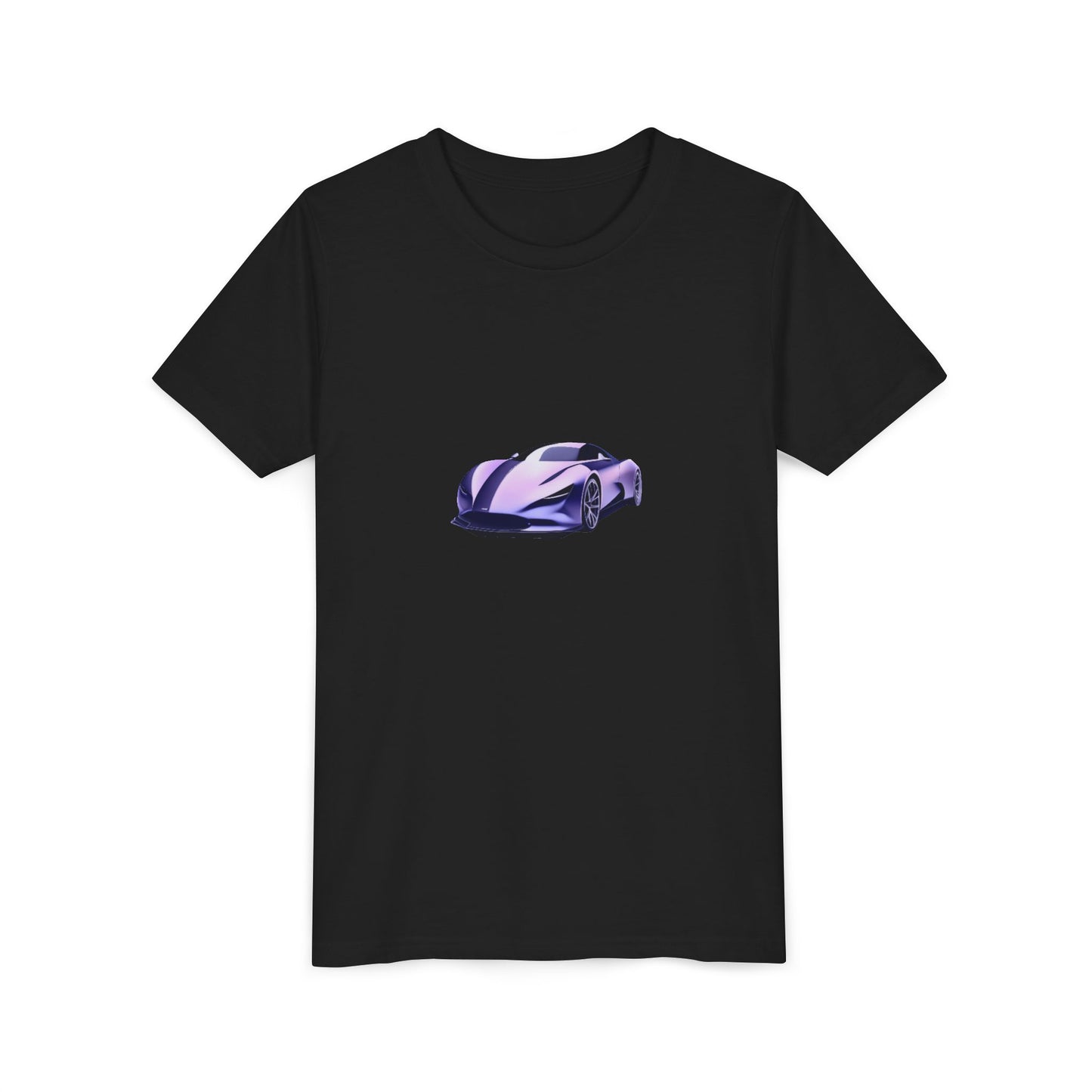 Race Car Tee — Purple Sports Car Youth T-Shirt