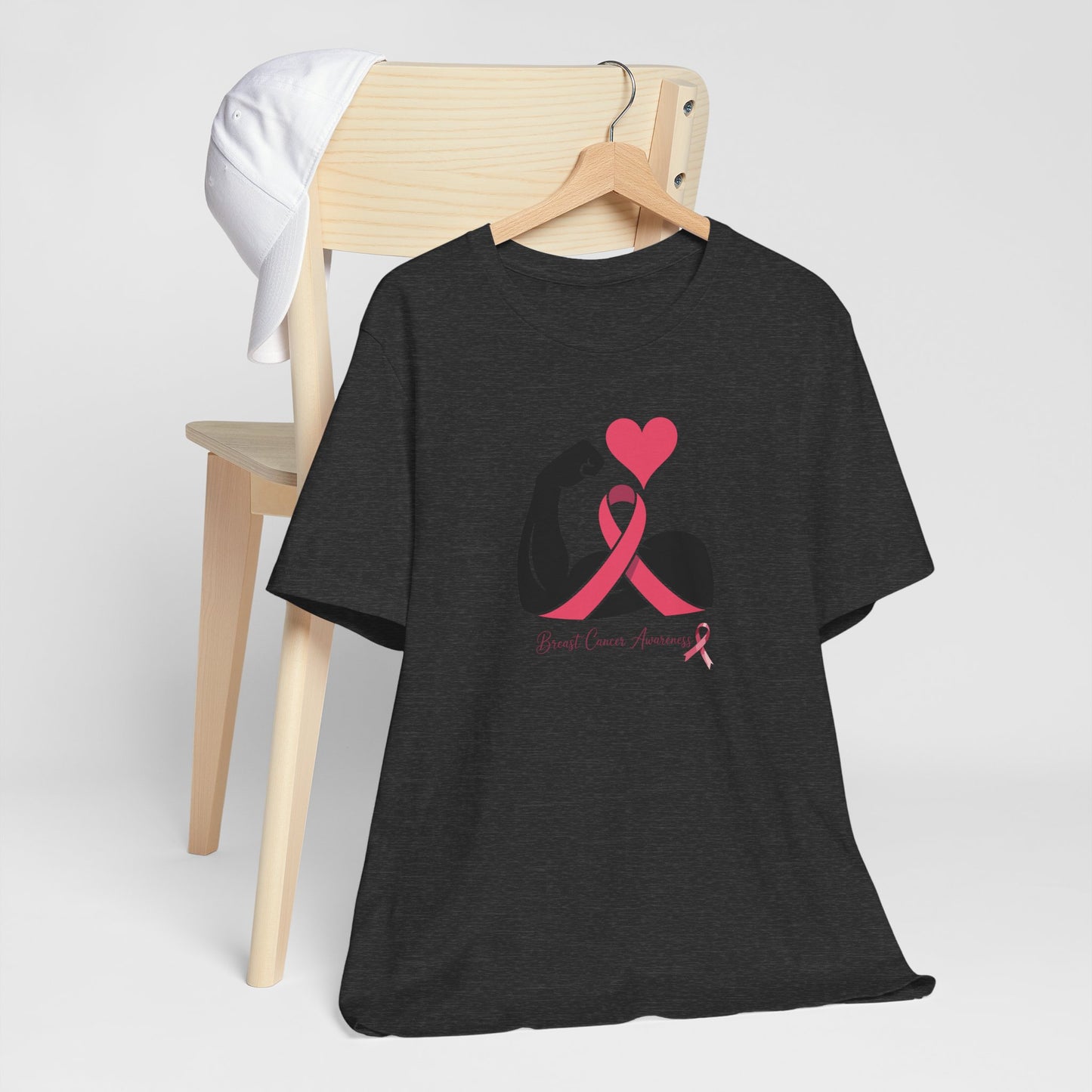 Breast Cancer Awareness T-Shirt — Pink Ribbon Strength Tee