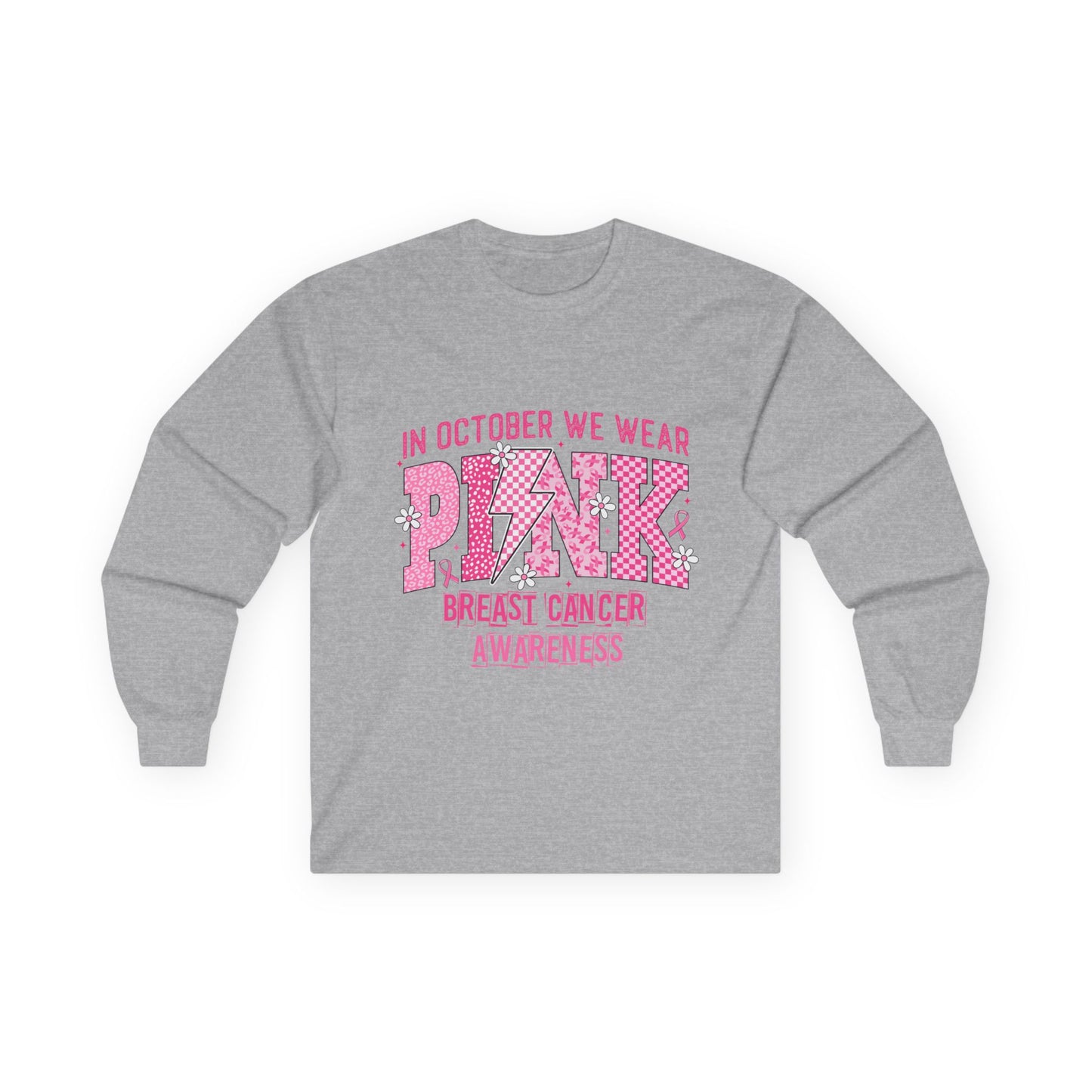 Breast Cancer Awareness Long Sleeve Tee