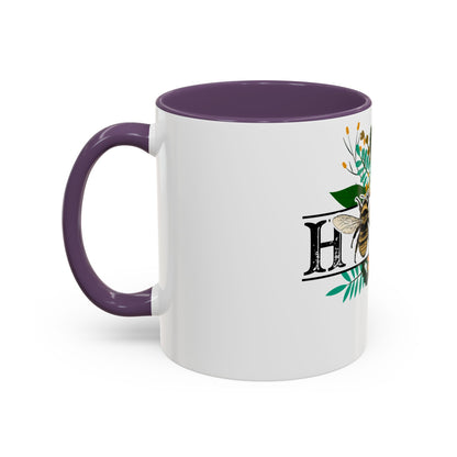 "Bee" Happy Accent Coffee Mug (11, 15oz)