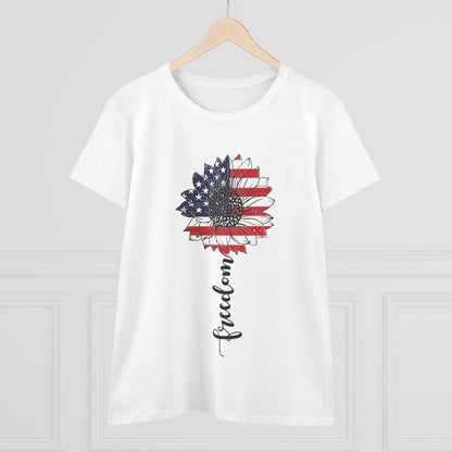 Patriotic Flower Tee
