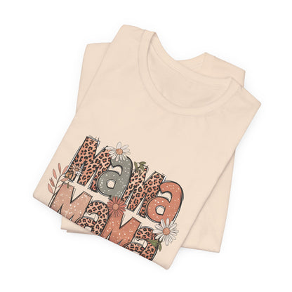 MAMA Animal Print Tee