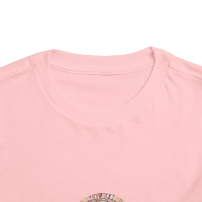 Toddler Rainbow Hearts Tee — Cute Boho Rainbow Short Sleeve Shirt for Kids