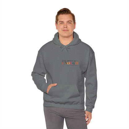 Christian Faith Unisex Hoodie - Your Grace Is Enough Design