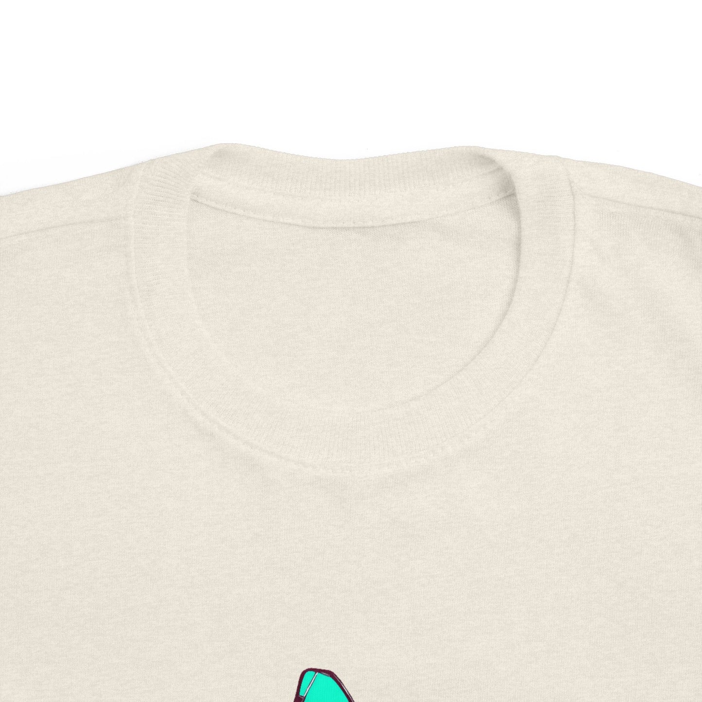 Toddler Tee — Teal Butterfly Graphic