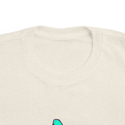 Toddler Tee — Teal Butterfly Graphic