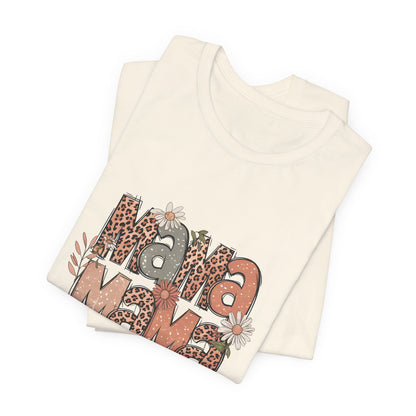 MAMA Animal Print Tee