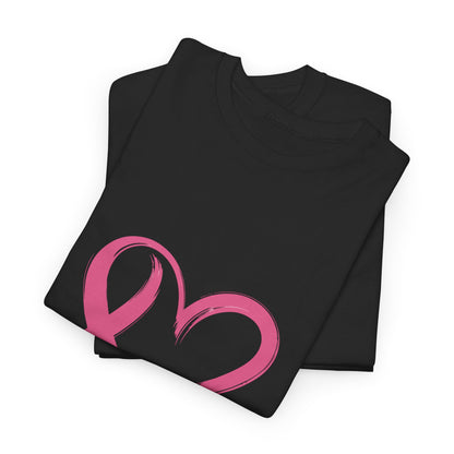 Pink Ribbon Heart Tee