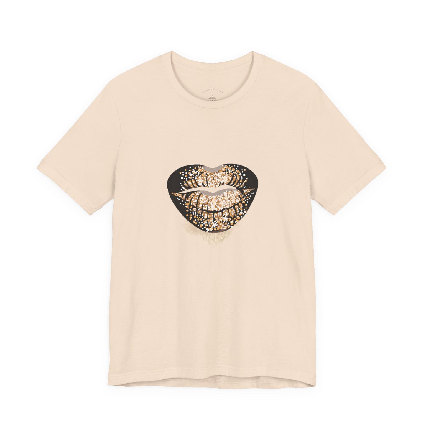 Black and Gold Lips Tee