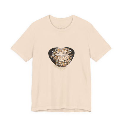 Black and Gold Lips Tee