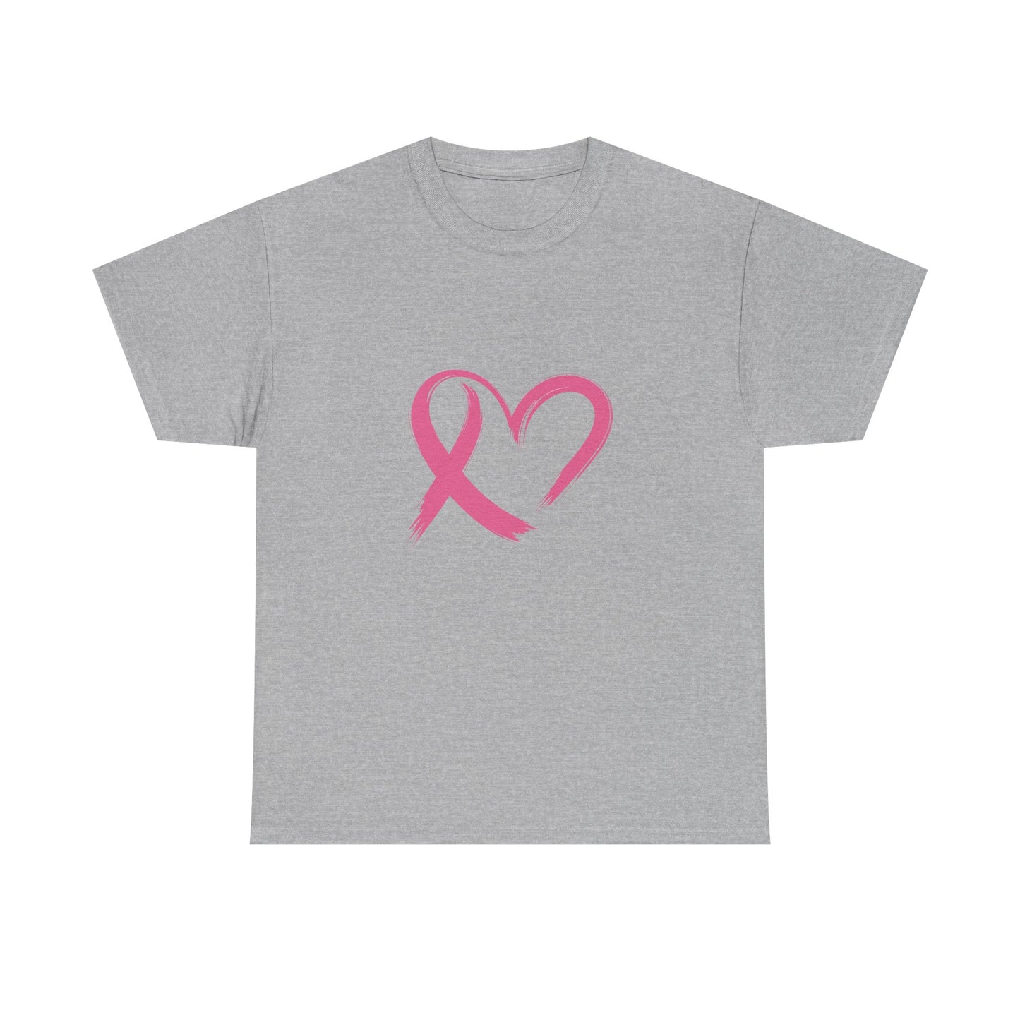 Pink Ribbon Heart Tee