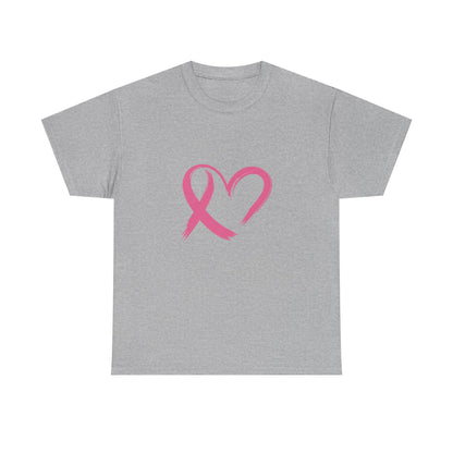 Pink Ribbon Heart Tee