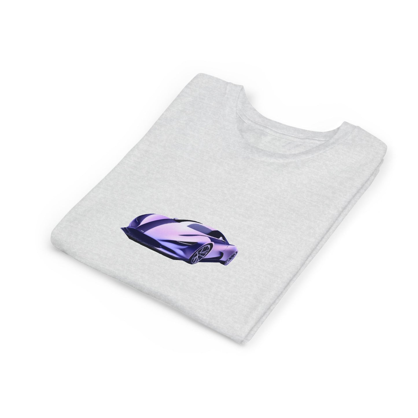 Race Car Tee — Purple Sports Car Youth T-Shirt