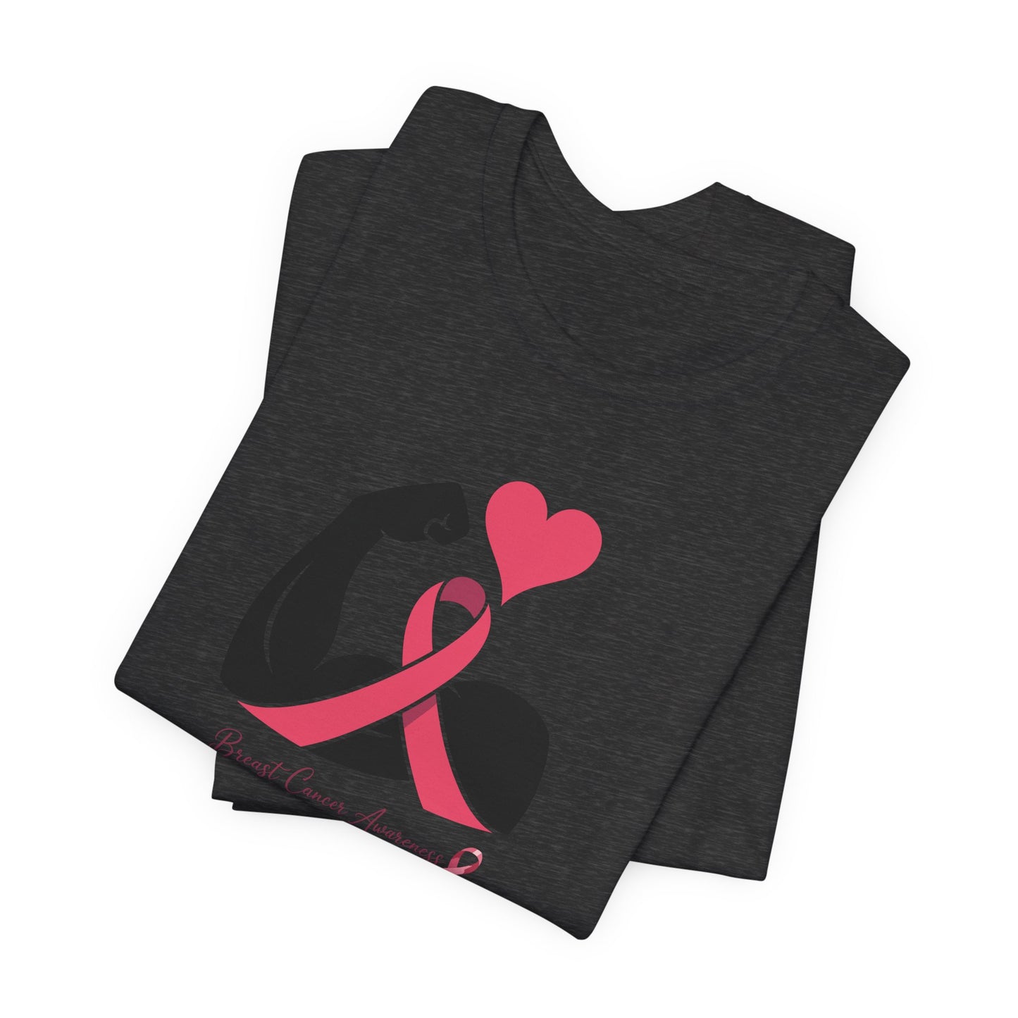 Breast Cancer Awareness T-Shirt — Pink Ribbon Strength Tee