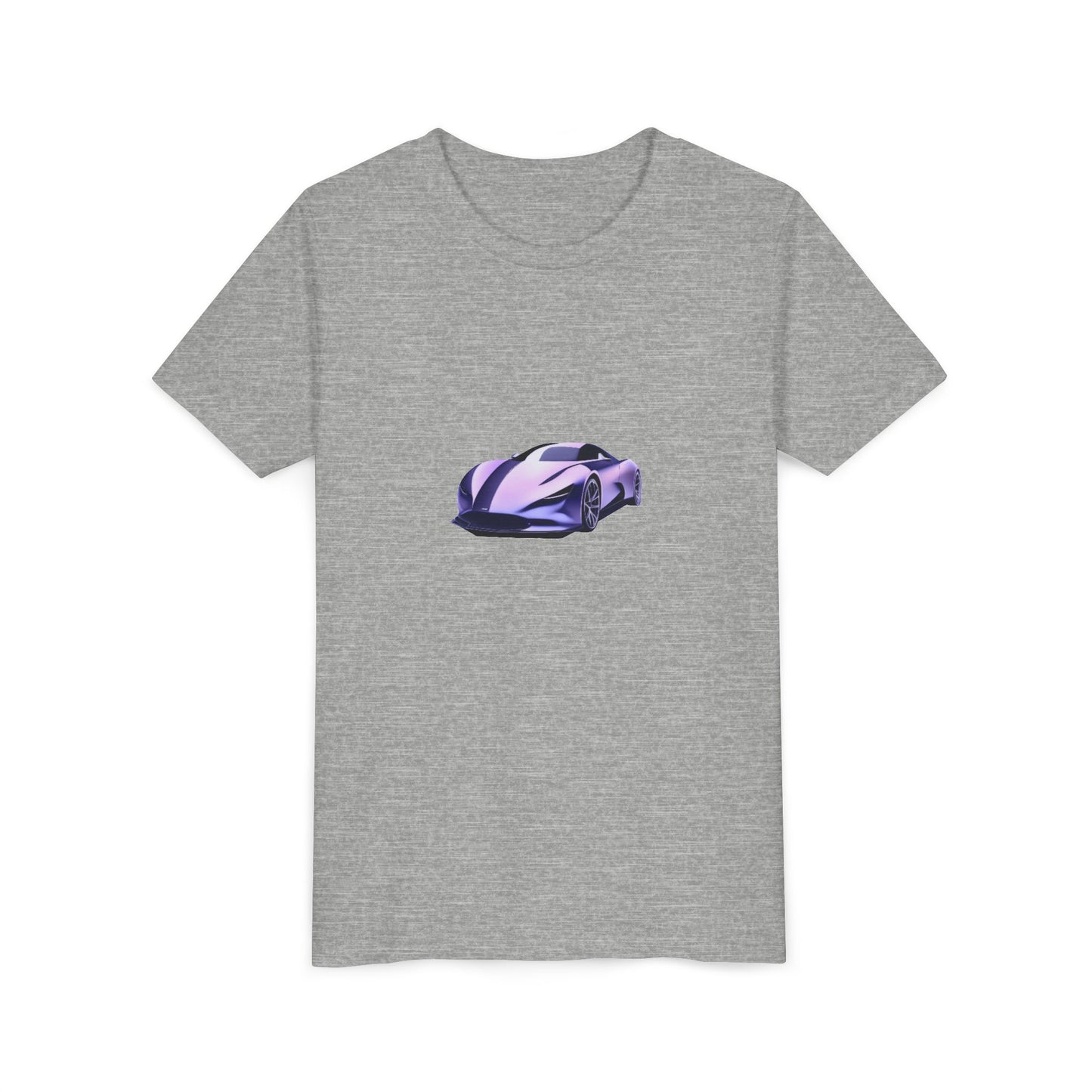 Race Car Tee — Purple Sports Car Youth T-Shirt