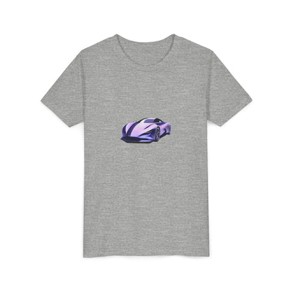 Race Car Tee — Purple Sports Car Youth T-Shirt