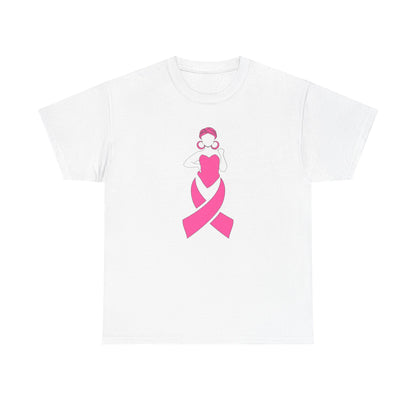 Breast Cancer Awareness Ribbon T‑Shirt — Pink Ribbon Hope Tee