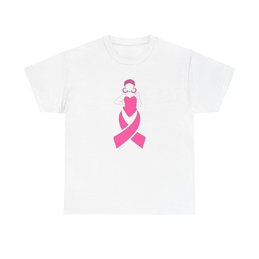 Breast Cancer Awareness Ribbon T‑Shirt — Pink Ribbon Hope Tee