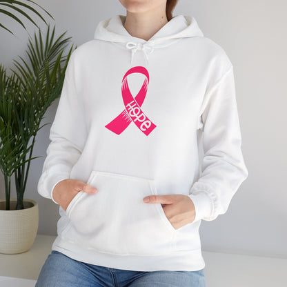 Breast Cancer Awareness Ribbon Hoodie — Pink Hope Support Sweatshirt