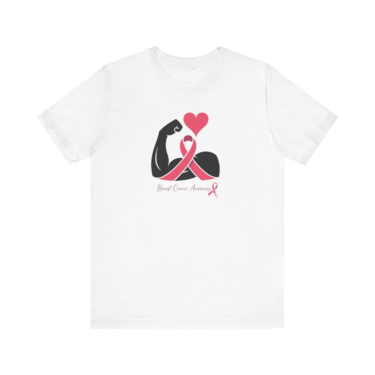 Breast Cancer Awareness T-Shirt — Pink Ribbon Strength Tee