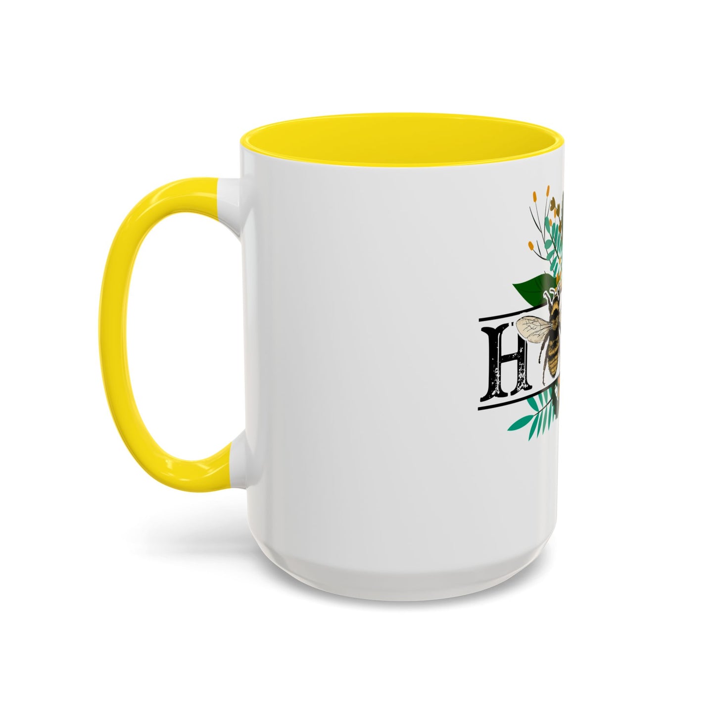 "Bee" Happy Accent Coffee Mug (11, 15oz)