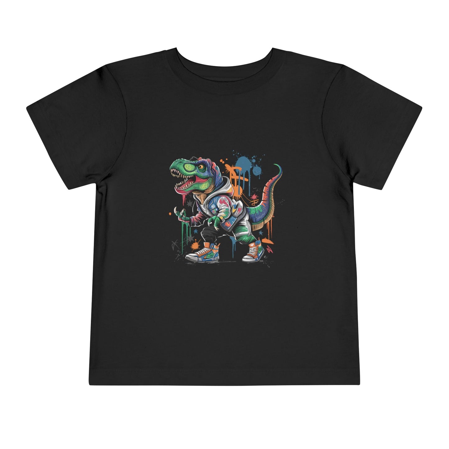 Toddler Tee — Colorful Graffiti T-Rex Dinosaur Shirt for Kids