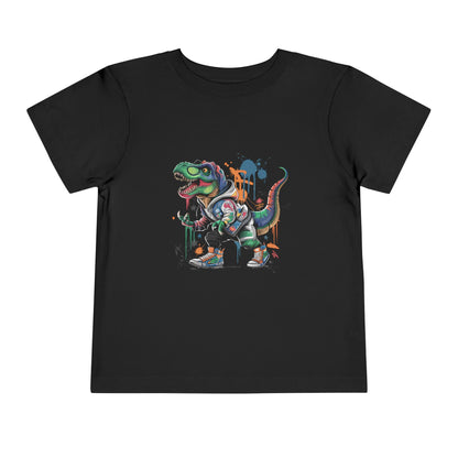 Toddler Tee — Colorful Graffiti T-Rex Dinosaur Shirt for Kids