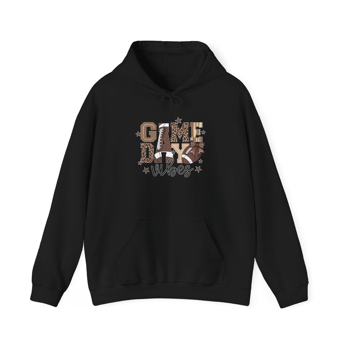 Game Day Vibes Womens Hoodie, Sports Sweatshirt, Fall Fashion, Comfy Gift for Her, Tailgating Apparel, Cheerleader Outfit