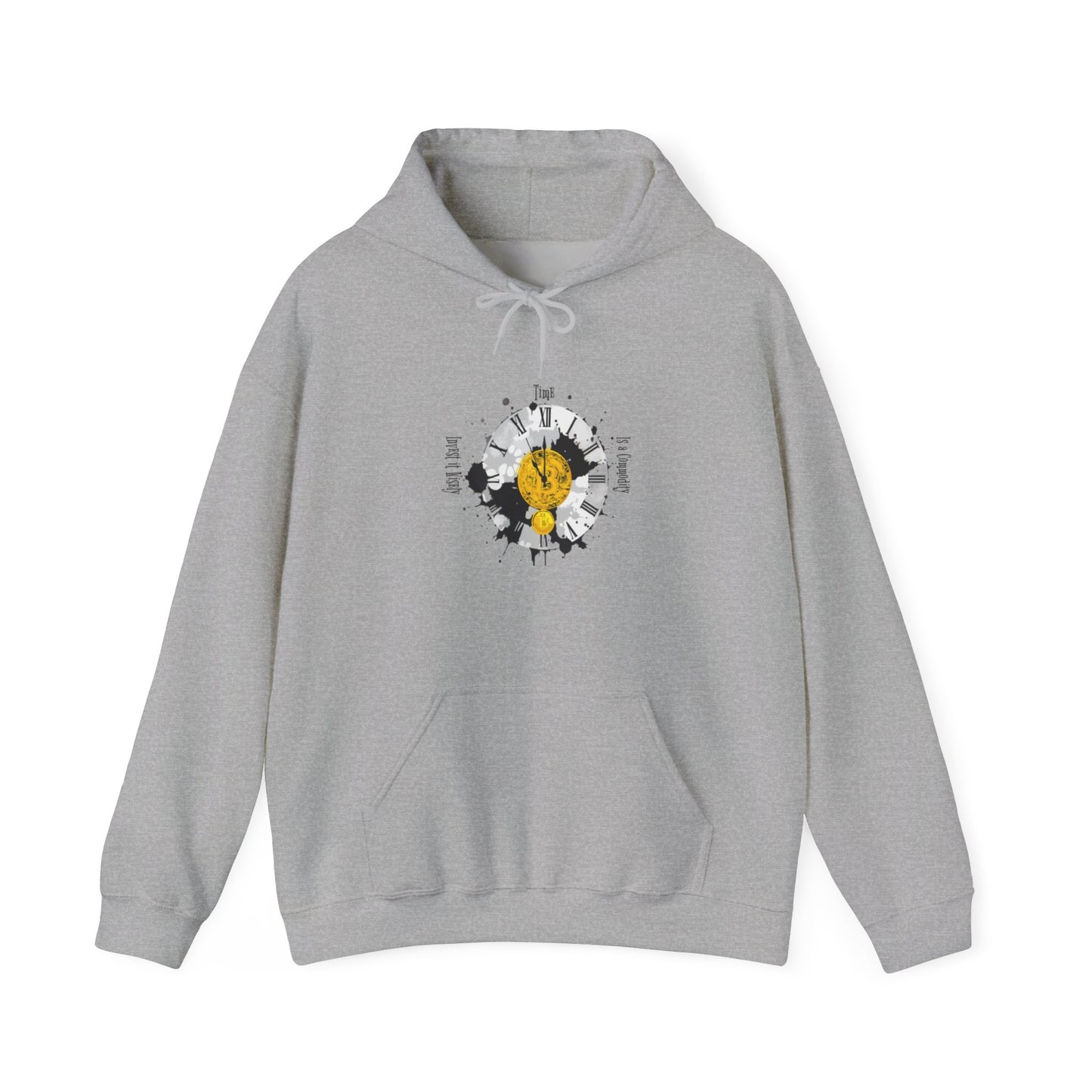 Time Is A Commodity Hooded Sweatshirt