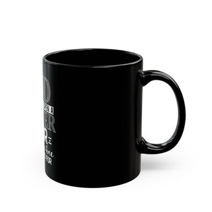 Inspirational Black Mug - "God is Going to Open a Better Door"