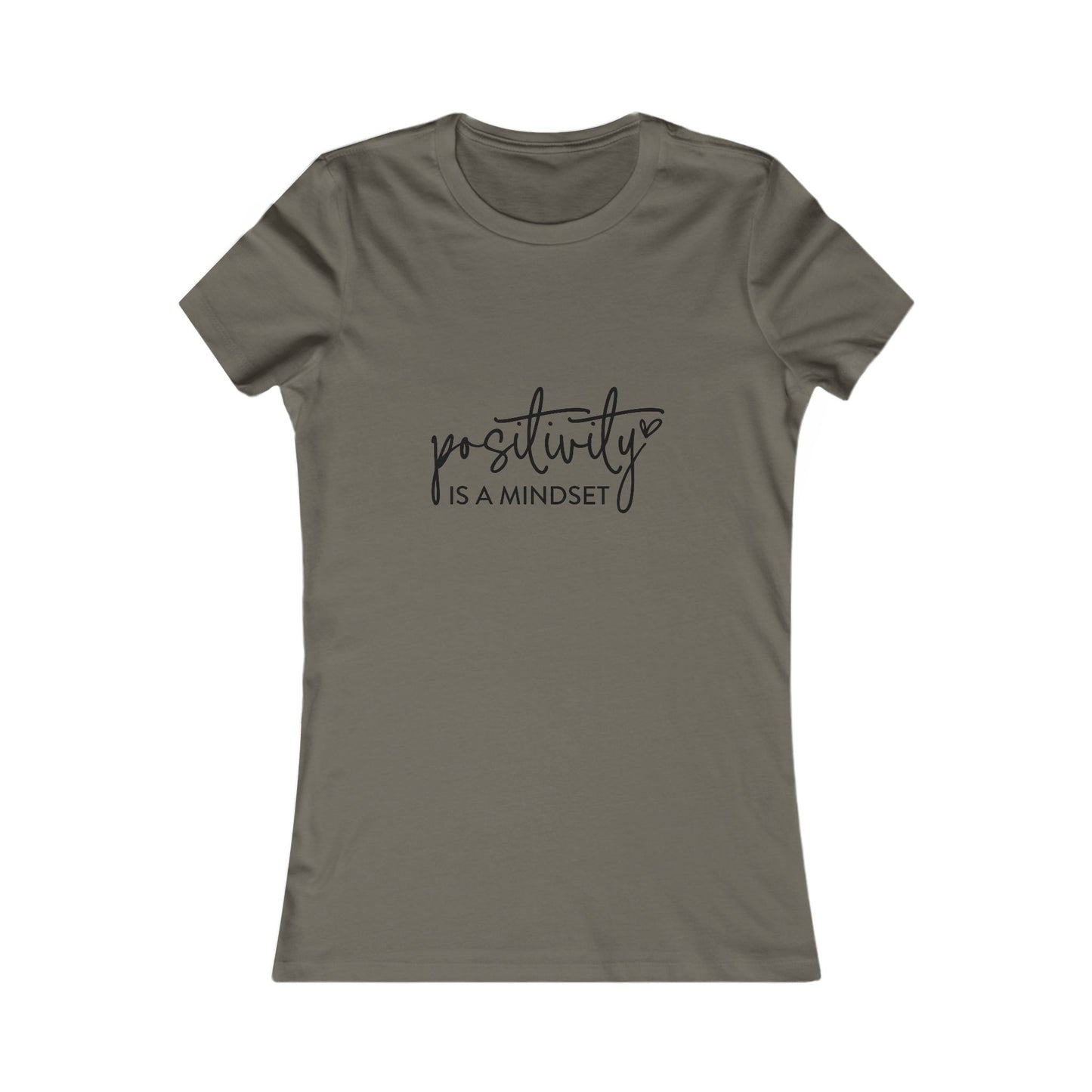 Positivity Is a Mindset Women's Tee — Inspirational Positive Quote T-Shirt
