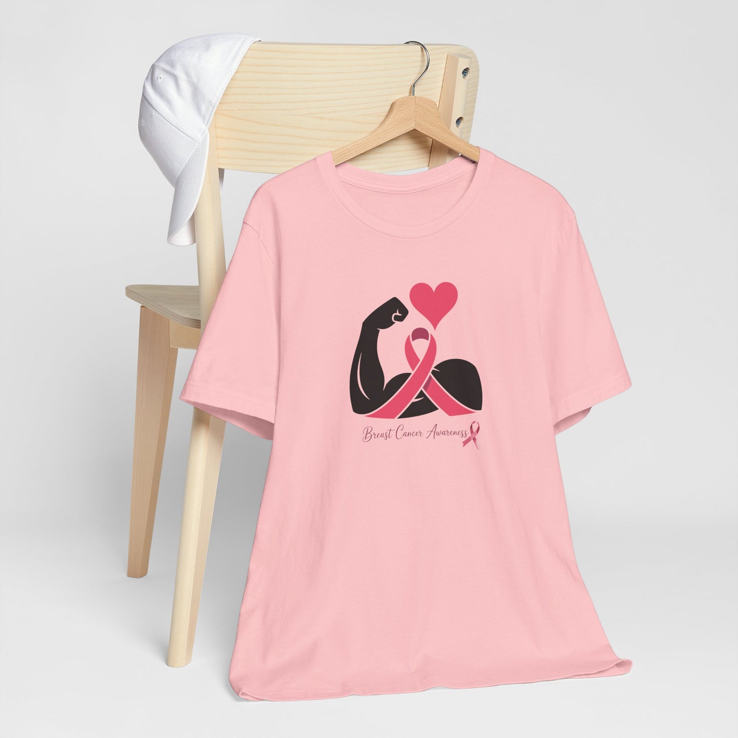 Breast Cancer Awareness T-Shirt — Pink Ribbon Strength Tee
