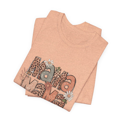 MAMA Animal Print Tee