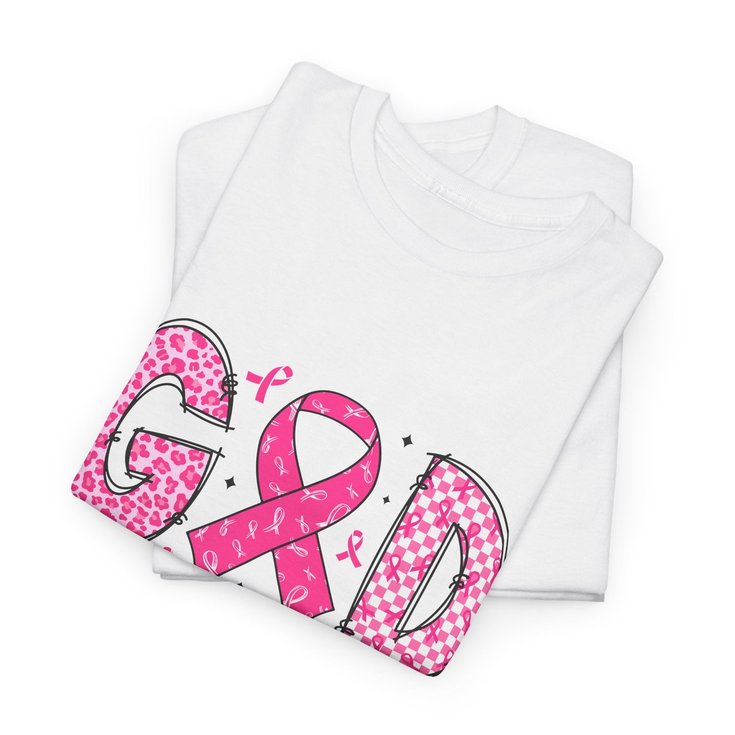 Breast Cancer Awareness Tee — God Has the Final Say Pink Ribbon Shirt