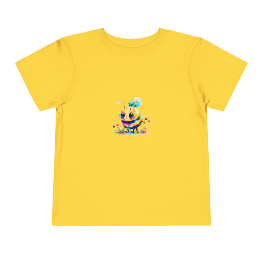 Toddler Tee — Watercolor Bumblebee Cute Kids Shirt
