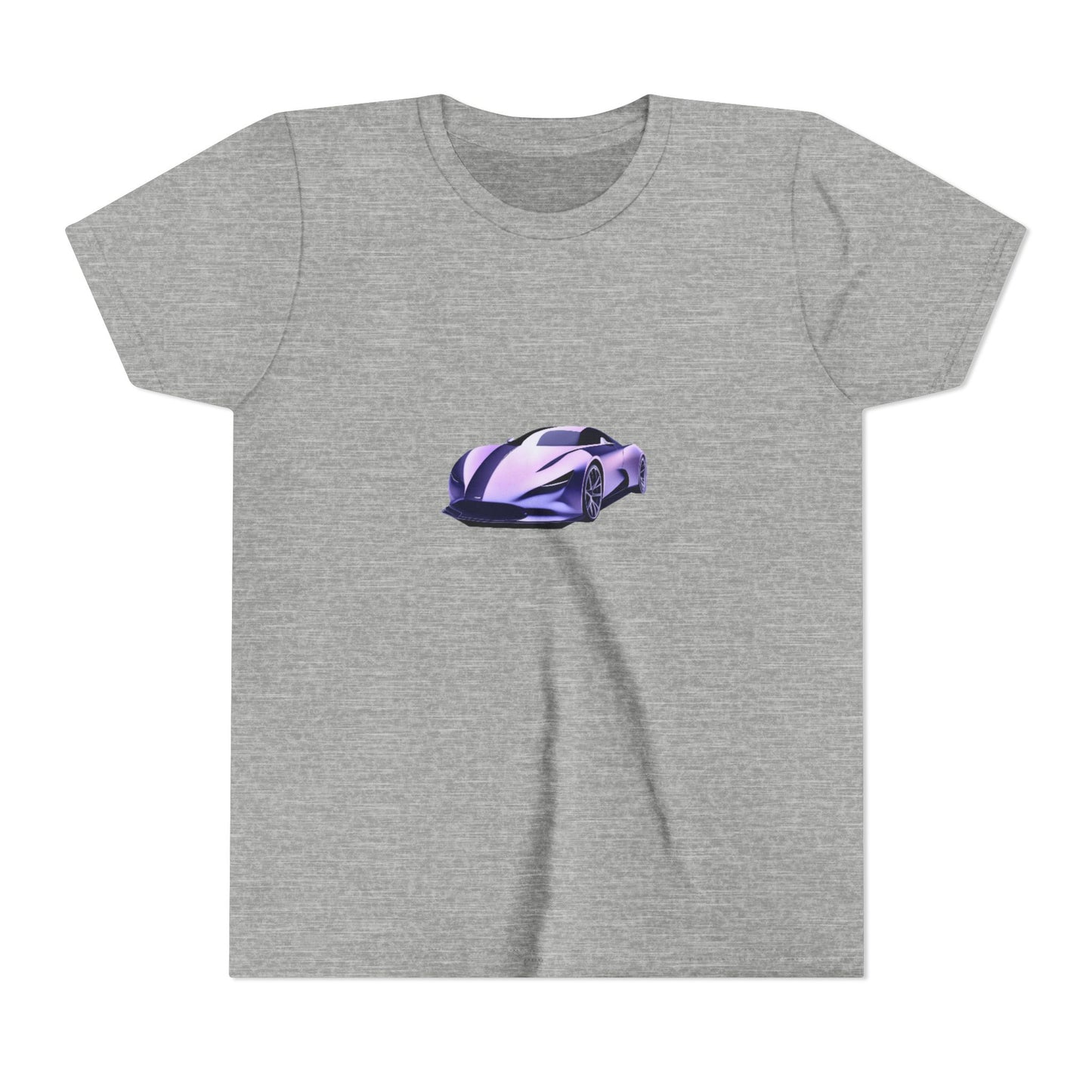 Race Car Tee — Purple Sports Car Youth T-Shirt