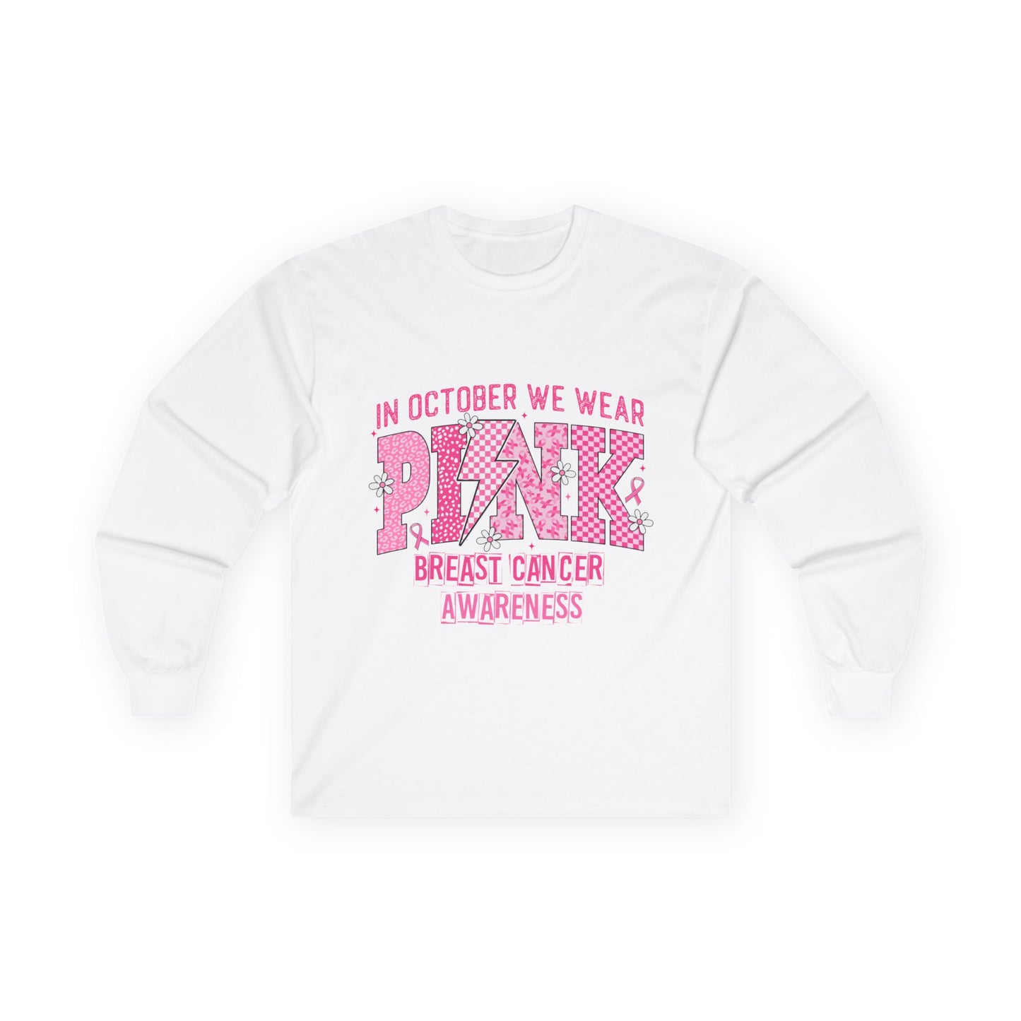 Breast Cancer Awareness Long Sleeve Tee