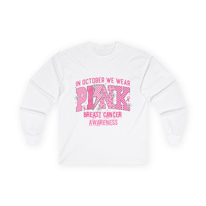 Breast Cancer Awareness Long Sleeve Tee