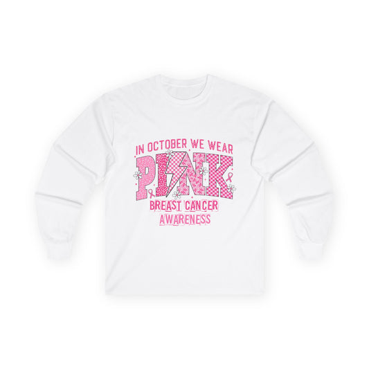 Breast Cancer Awareness Long Sleeve Tee