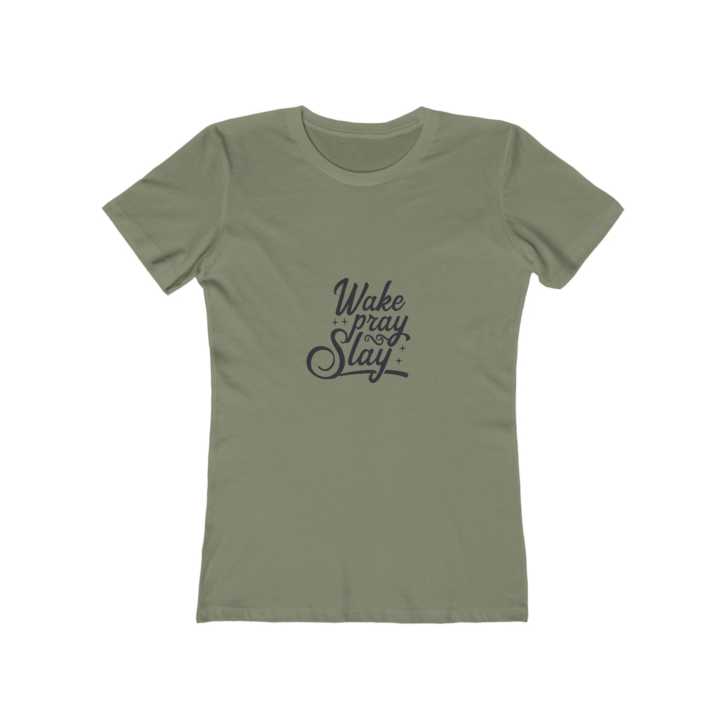 Wake Pray Slay Boyfriend Tee