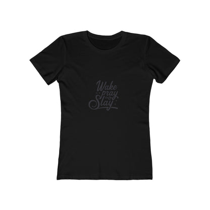 Wake Pray Slay Boyfriend Tee