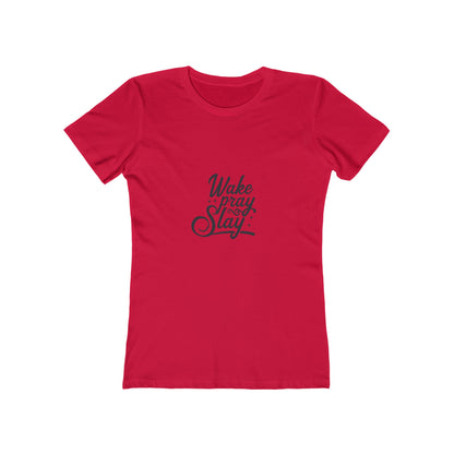 Wake Pray Slay Boyfriend Tee