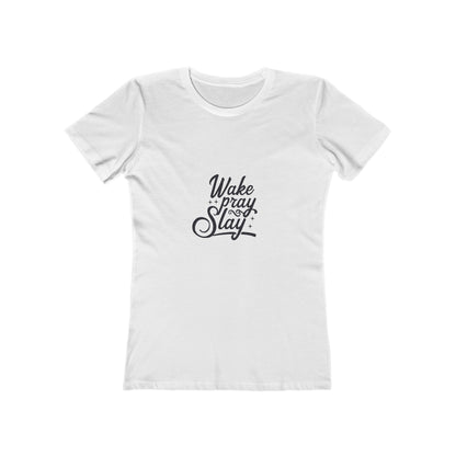 Wake Pray Slay Boyfriend Tee