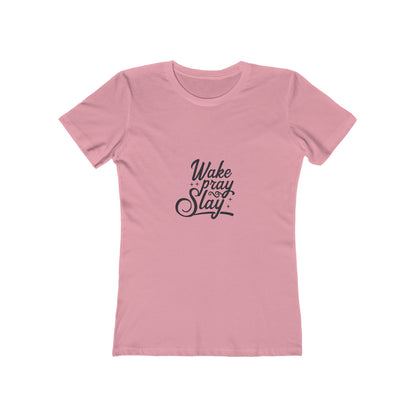 Wake Pray Slay Boyfriend Tee