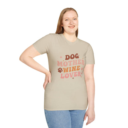 Dog Mother Women's Softstyle T-Shirt - Pet Lovers Tee