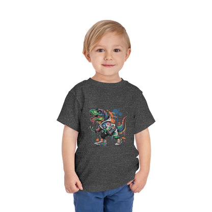 Toddler Tee — Colorful Graffiti T-Rex Dinosaur Shirt for Kids