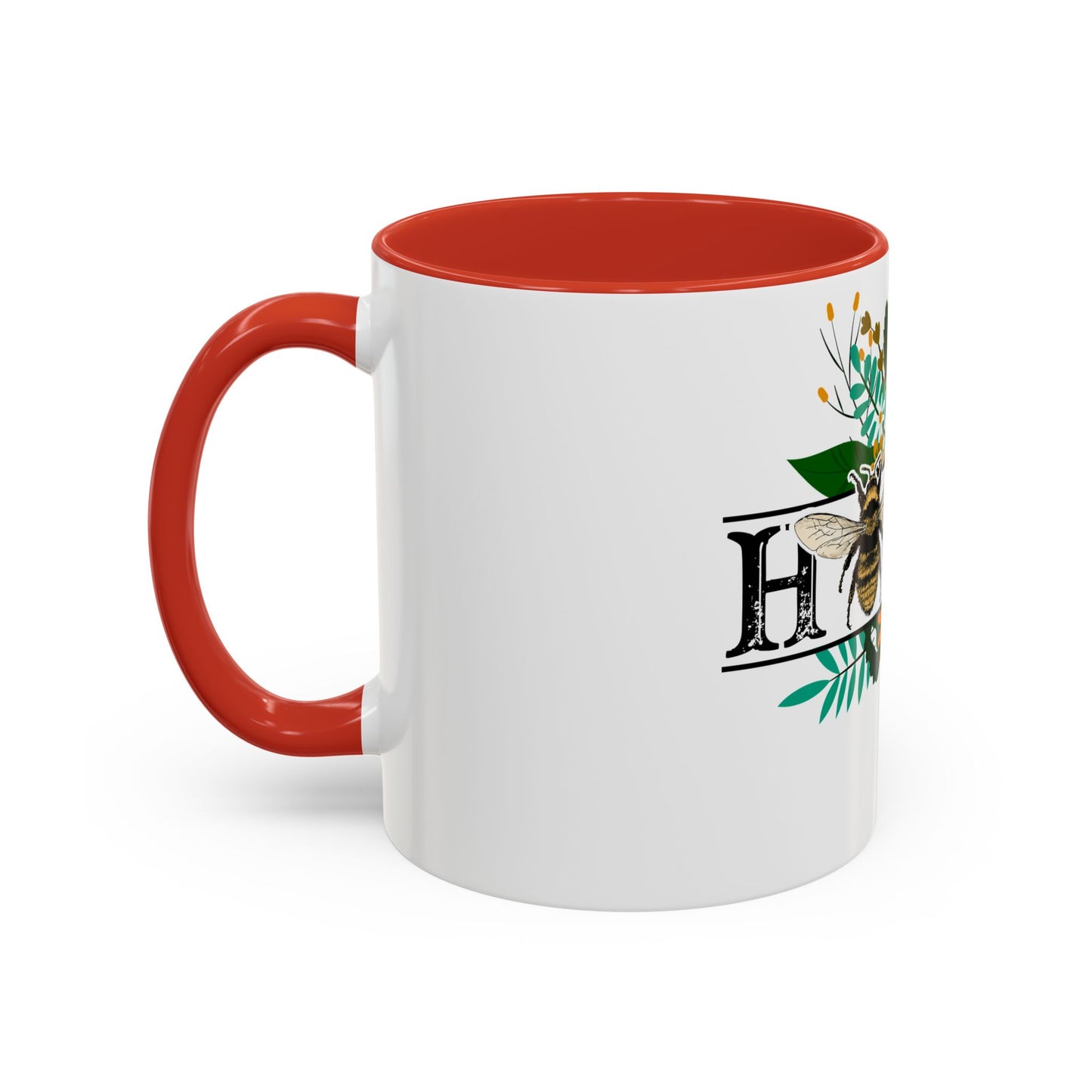 "Bee" Happy Accent Coffee Mug (11, 15oz)