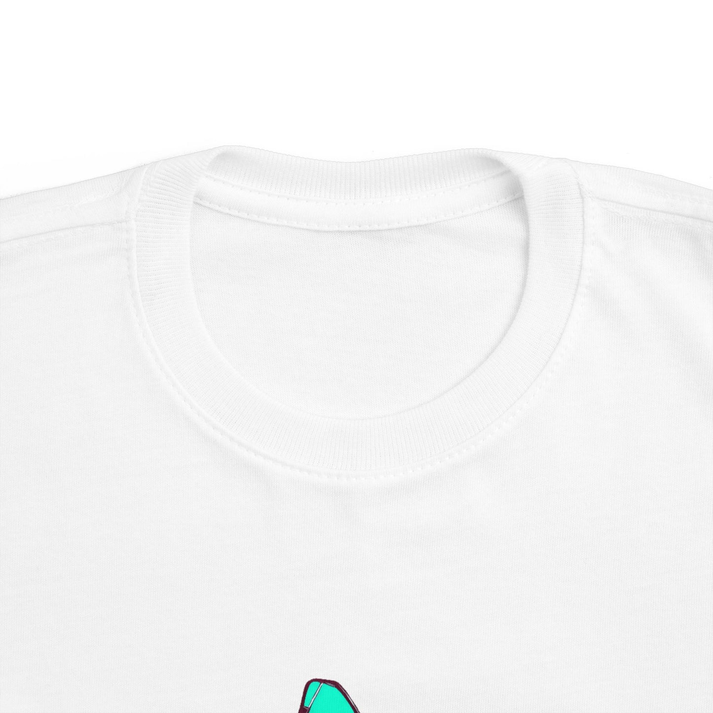 Toddler Tee — Teal Butterfly Graphic