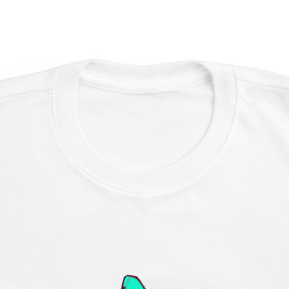 Toddler Tee — Teal Butterfly Graphic